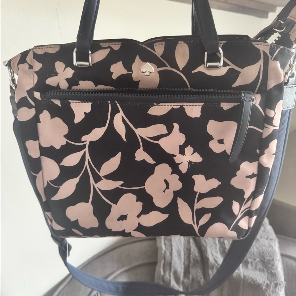 Blue floral Kate Spade bag